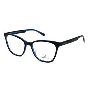 Charles Delon Cat Eye Women Black/Blue Frame